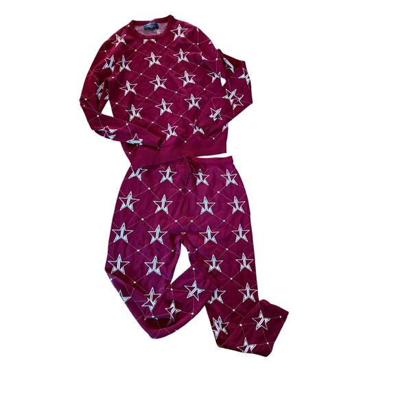 NWOT Jeffree Star holiday red sweater limited edition set - Picture 1 of 8